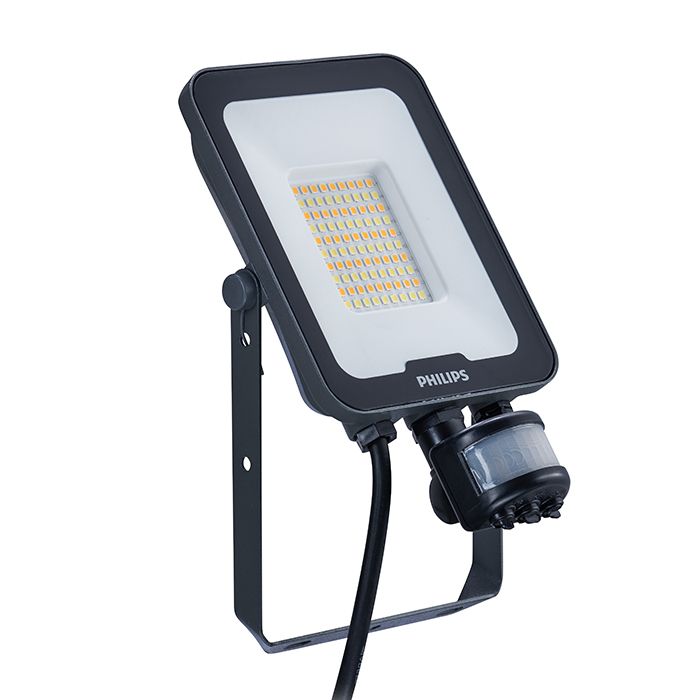 Philips Ledinaire 30W Symmetrical LED Floodlight CCT Selectable with PIR